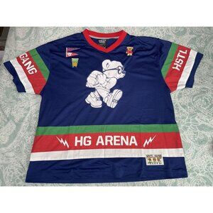 Hustle Gang HG Arena Bear Football‎ Jersey Blue 3XL